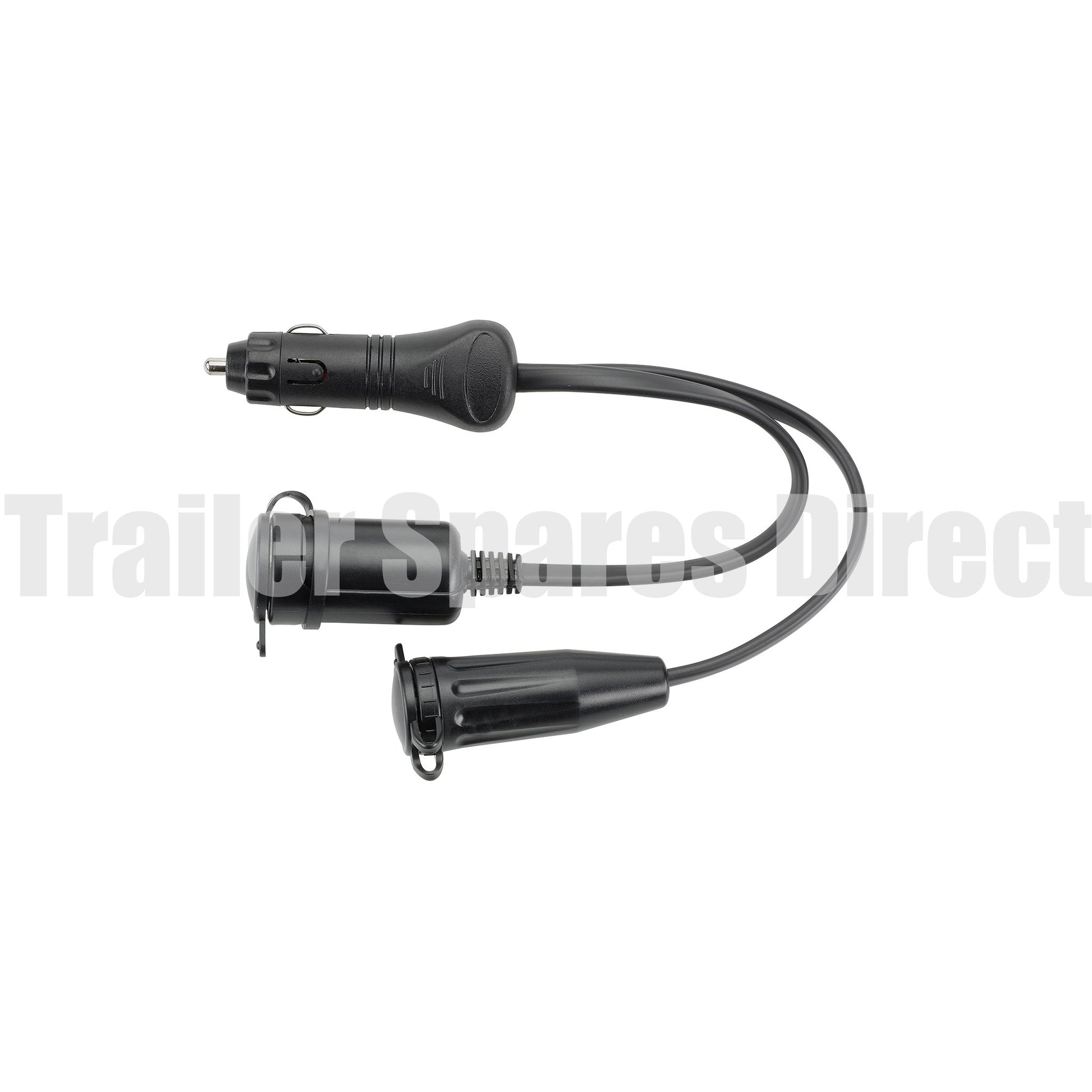 Narva heavy-duty adapter - cigarette lighter plug to Merit and accessory sockets - Trailer Spares Direct