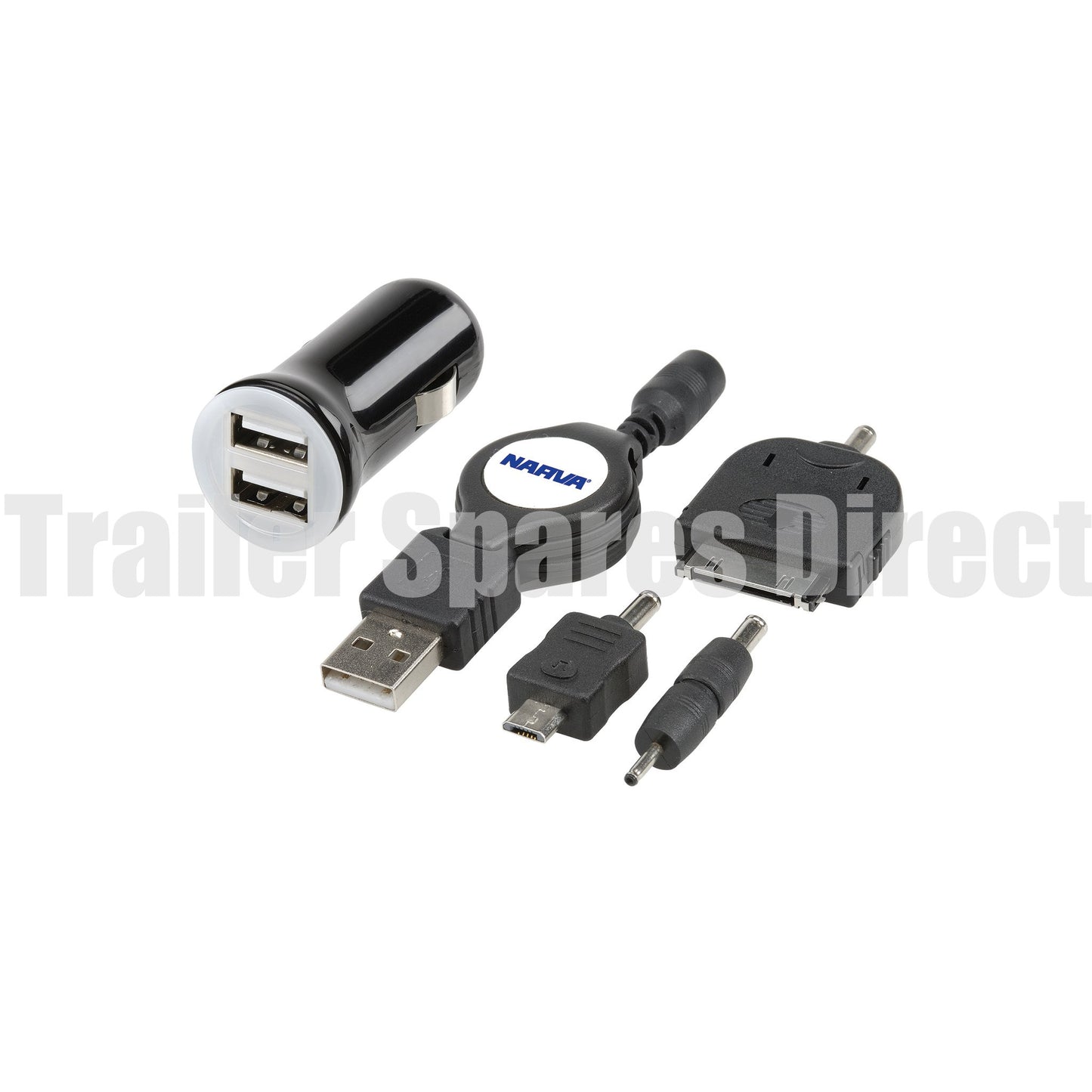 Narva twin USB power adapter kit - Trailer Spares Direct