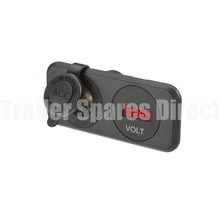 Narva accessory socket and LED volt meter battery voltage display - Trailer Spares Direct