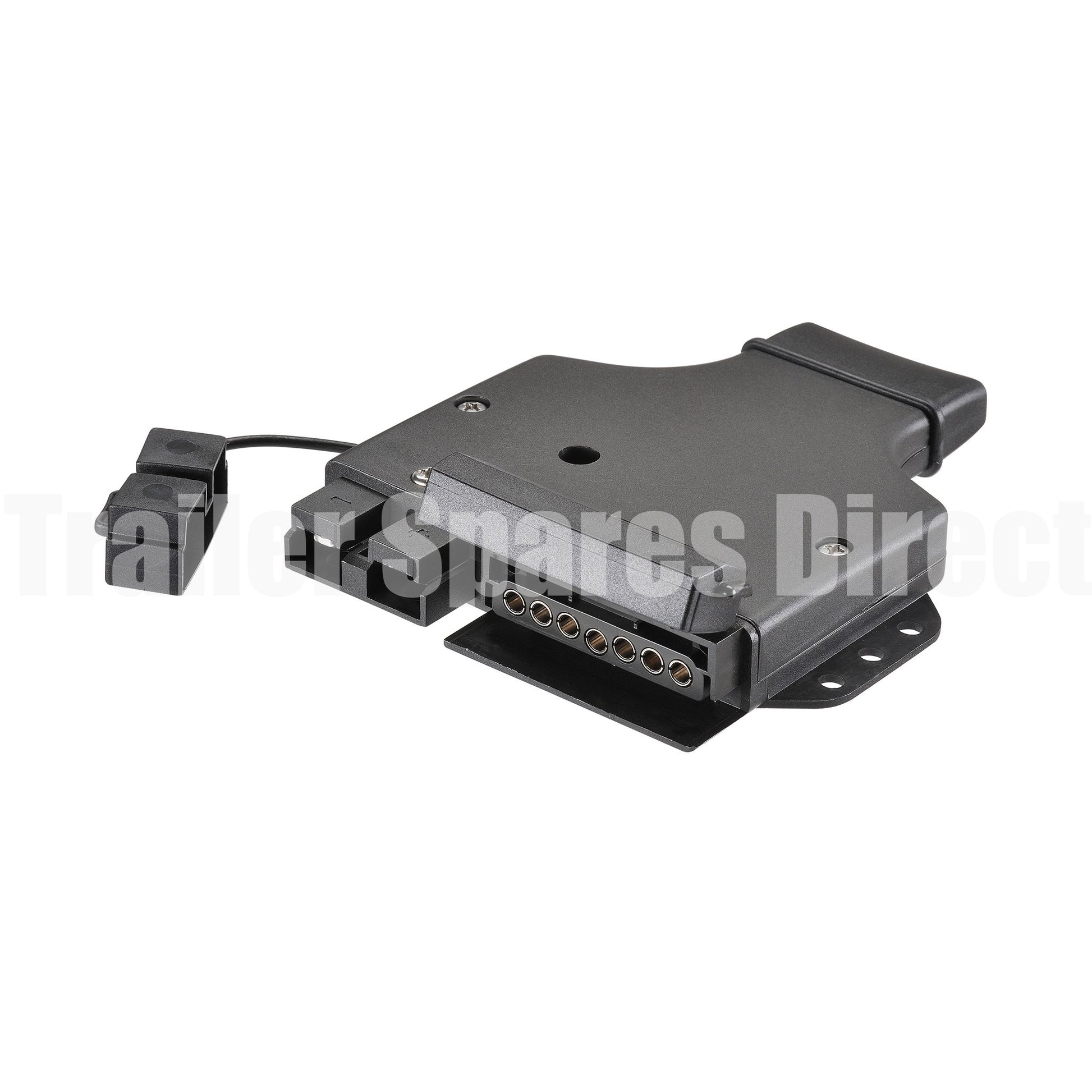 Trailer socket 7 pin flat with built in Anderson plug - Trailer Spares Direct