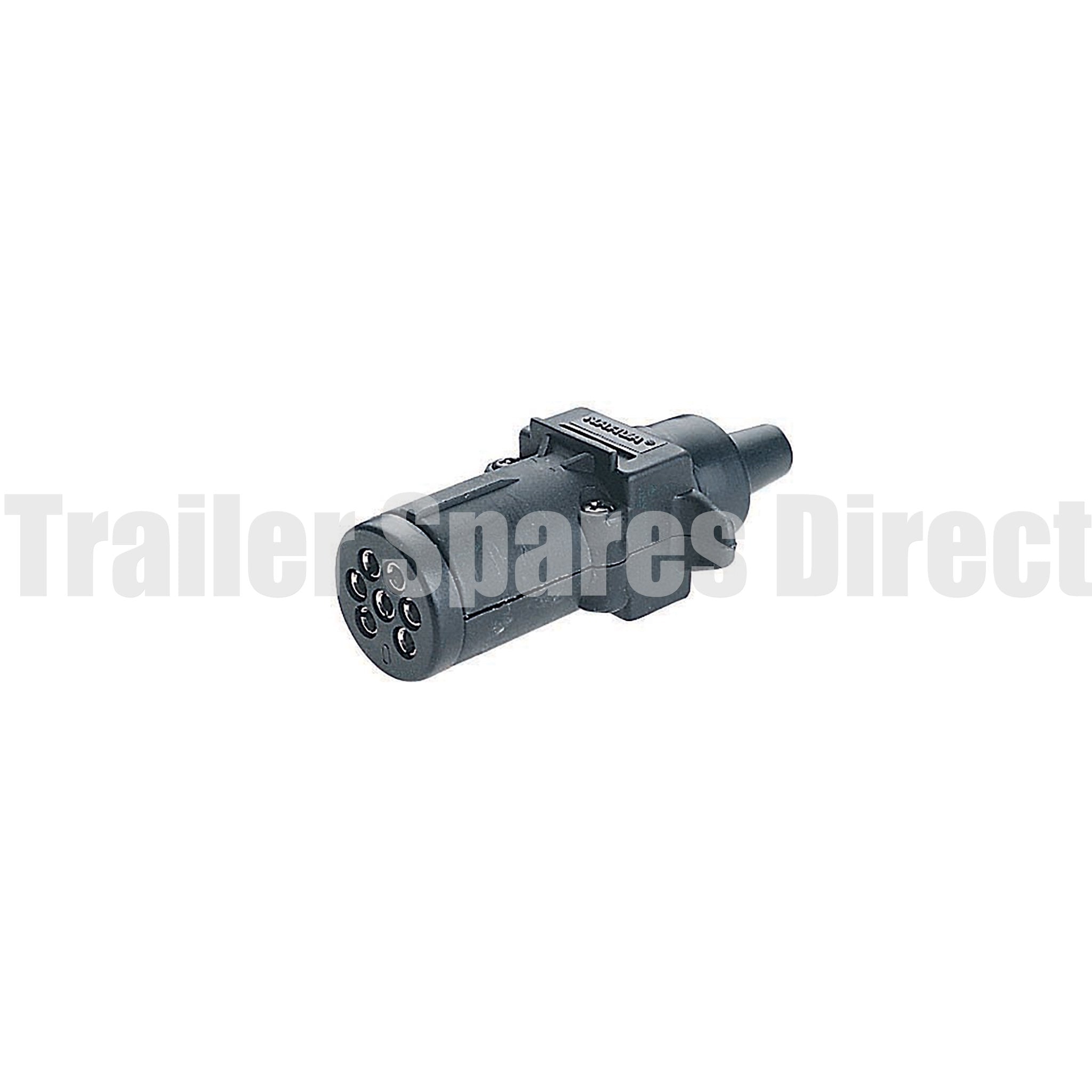 narva 7 pin small round plastic trailer plug