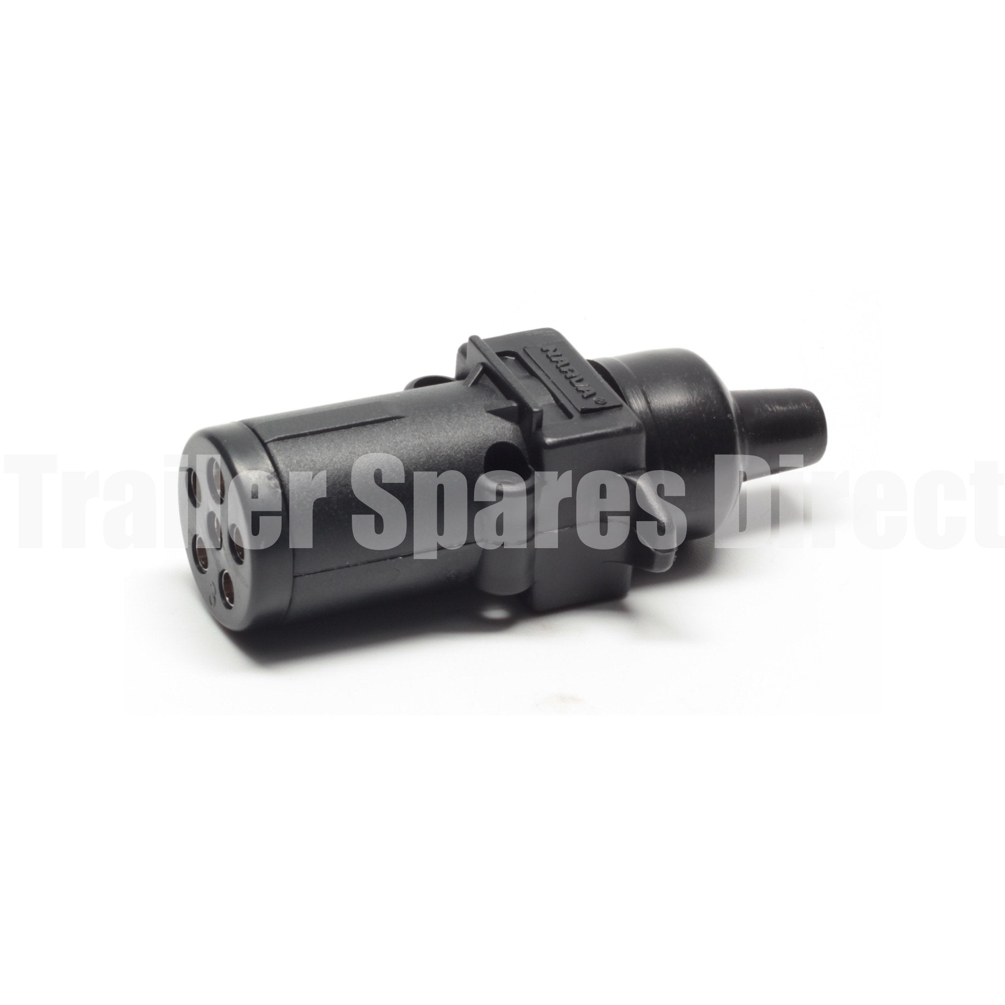 Narva 6 pin small round trailer plastic plug