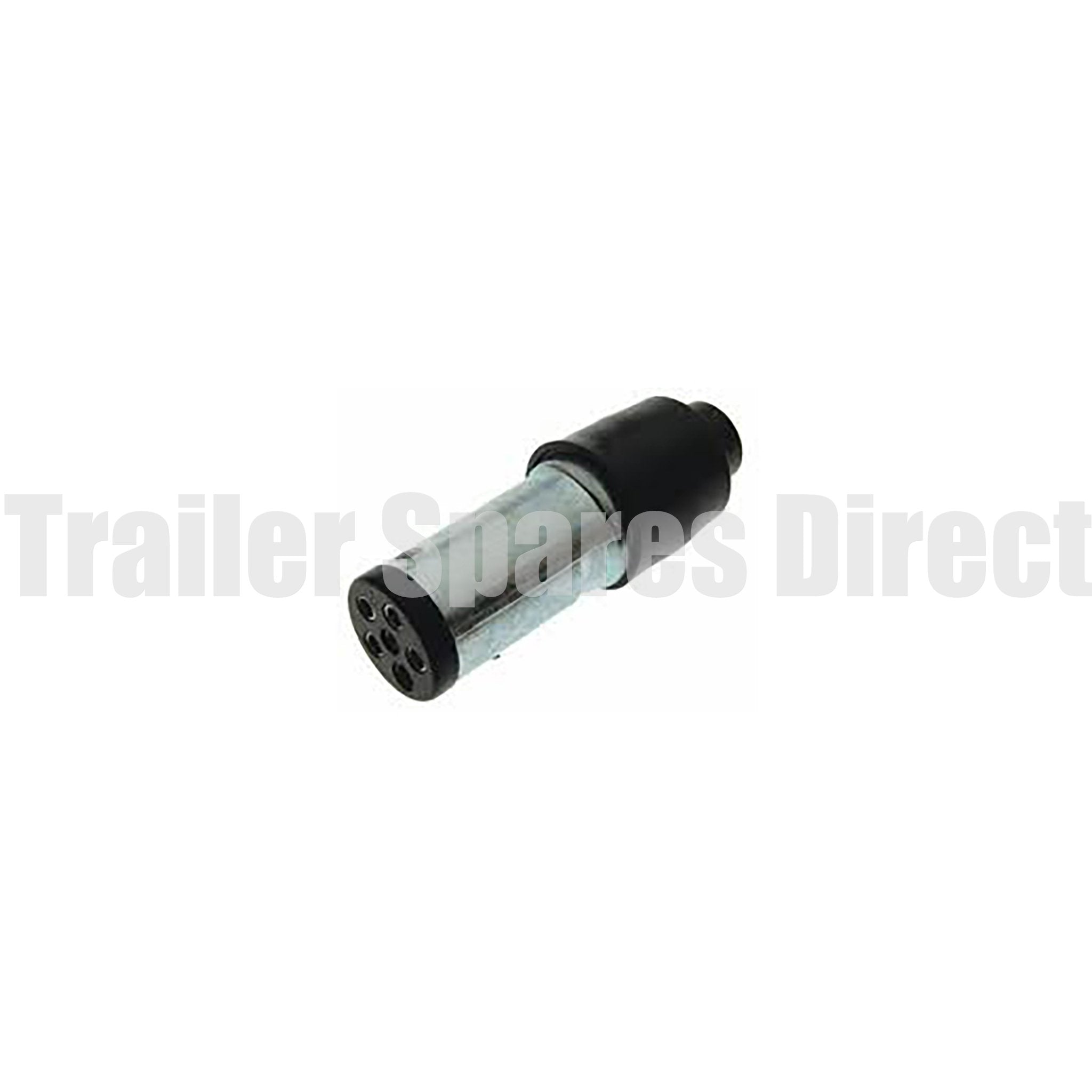 narva 6 pin small round metal trailer plug