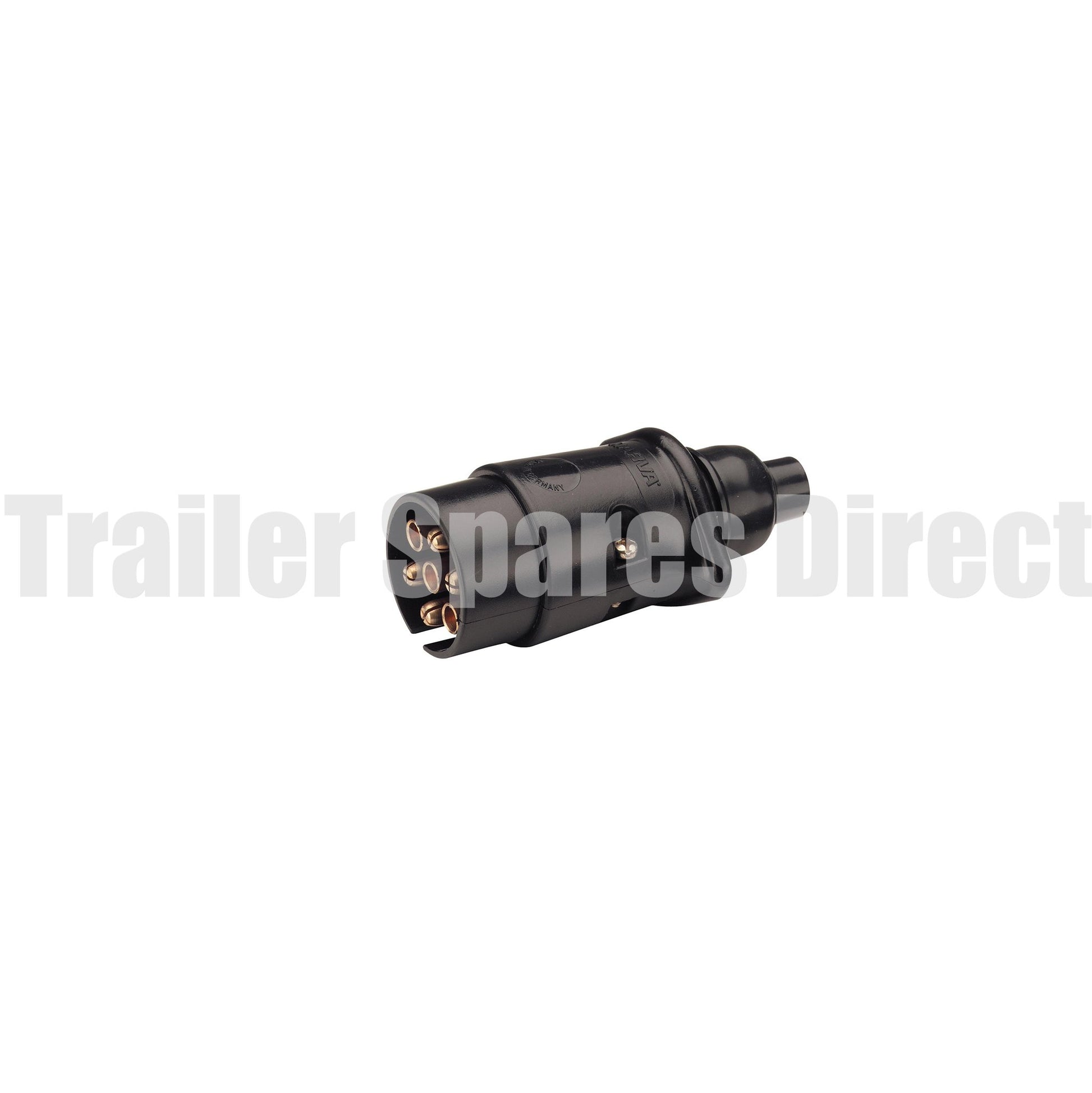 7 pin large round plastic trailer plug - Trailer Spares Direct