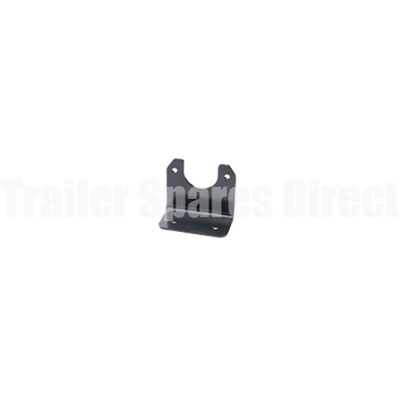 angled bracket for small round car trailer sockets