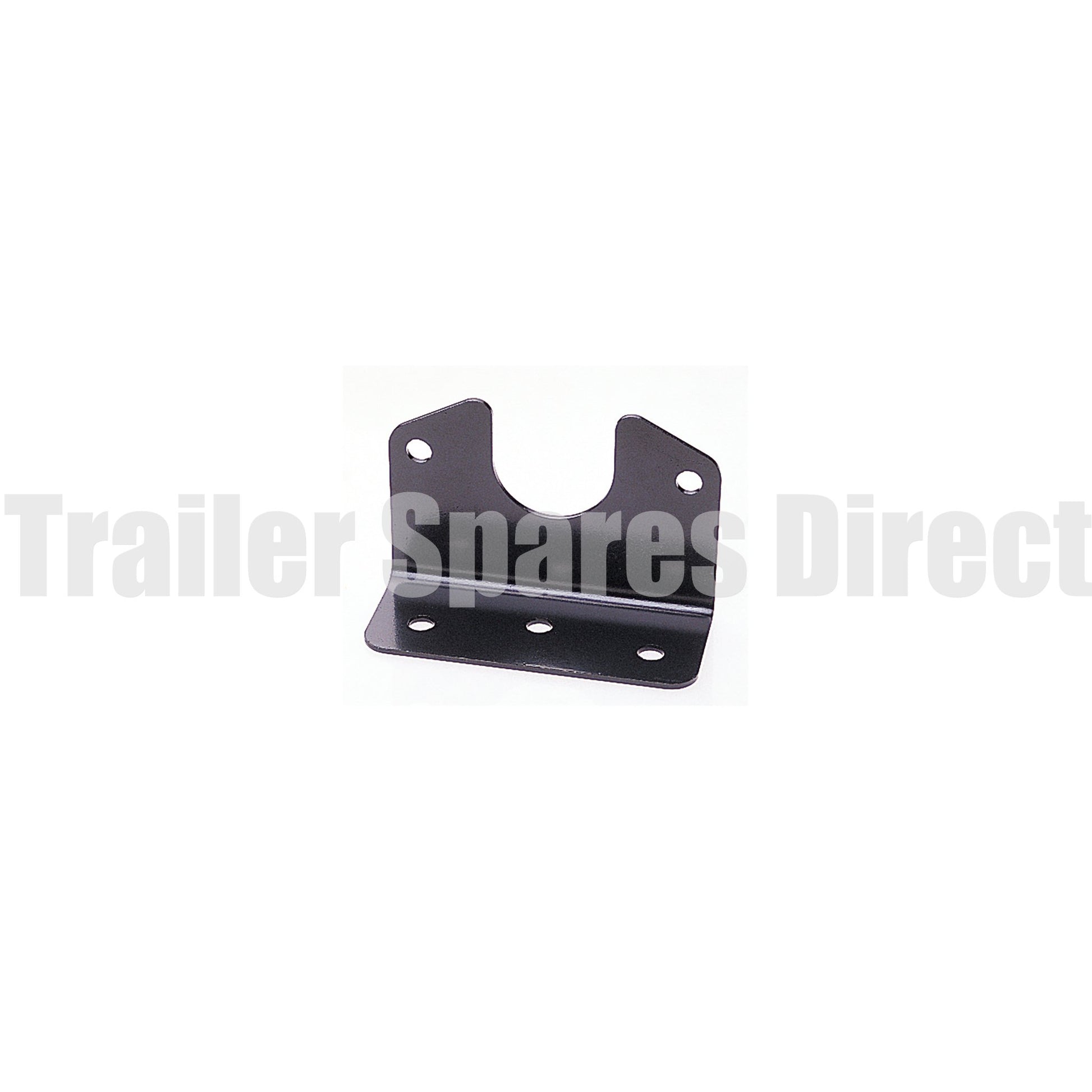 Angled bracket for small round metal socket - Trailer Spares Direct
