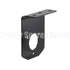 Angled bracket for large round trailer sockets