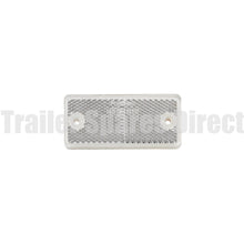 Narva reflector 90 x 40mm rectangle bolt-on - Clear - Trailer Spares Direct