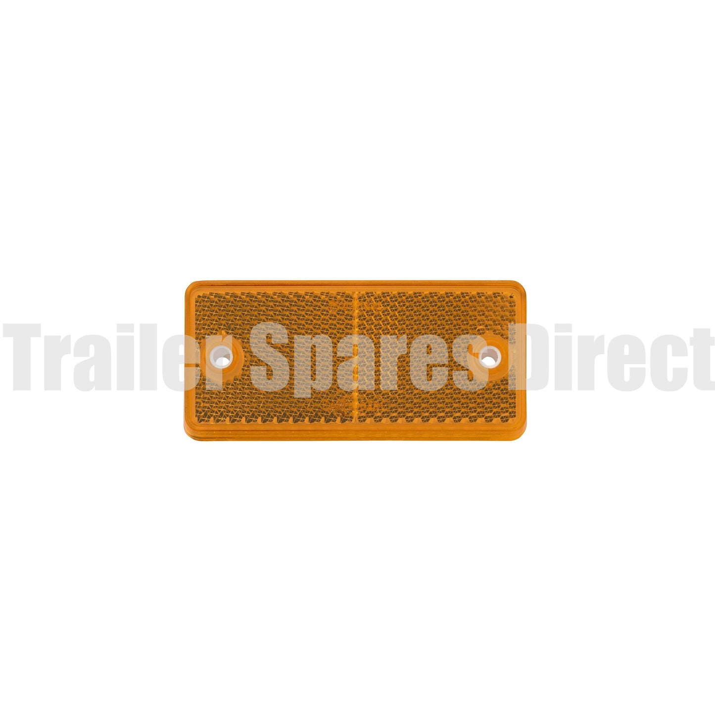 Narva reflector 90 x 40mm rectangle bolt-on - Amber - Trailer Spares Direct