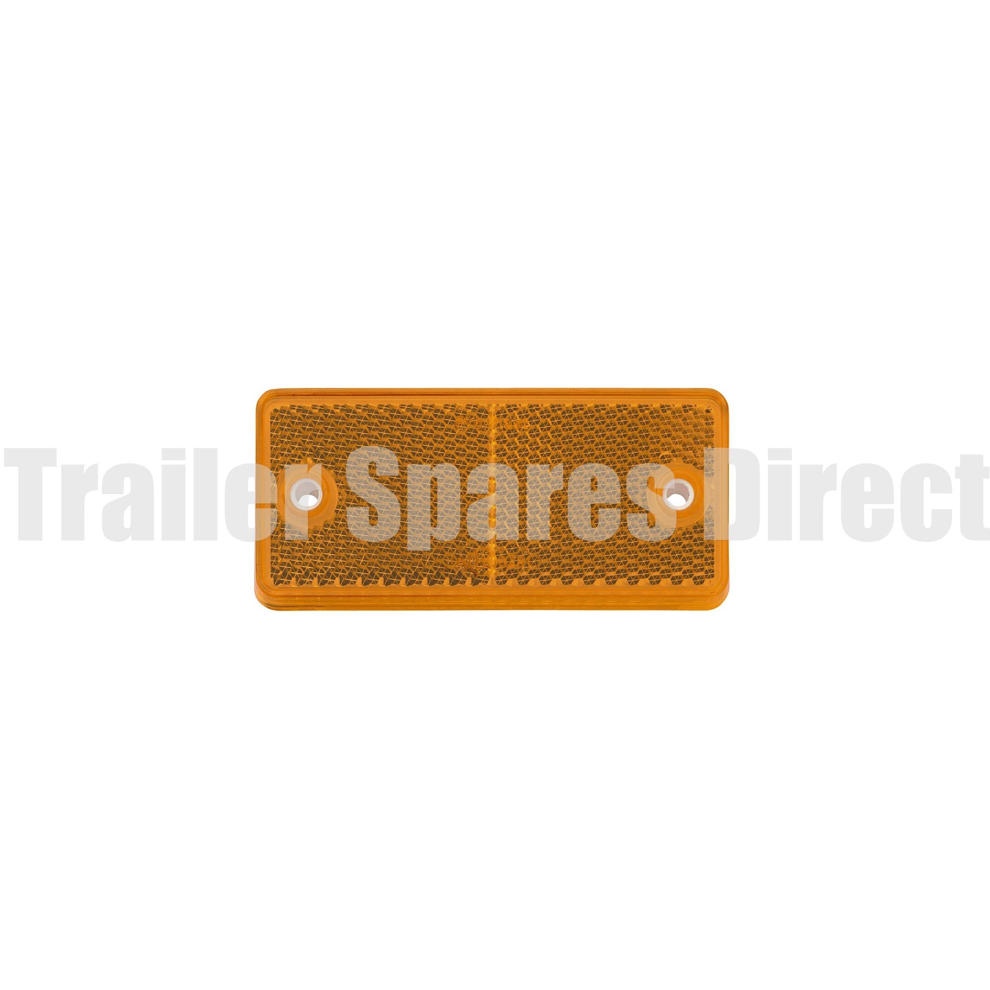 Narva reflector 90 x 40mm rectangle bolt-on - Amber - Trailer Spares Direct