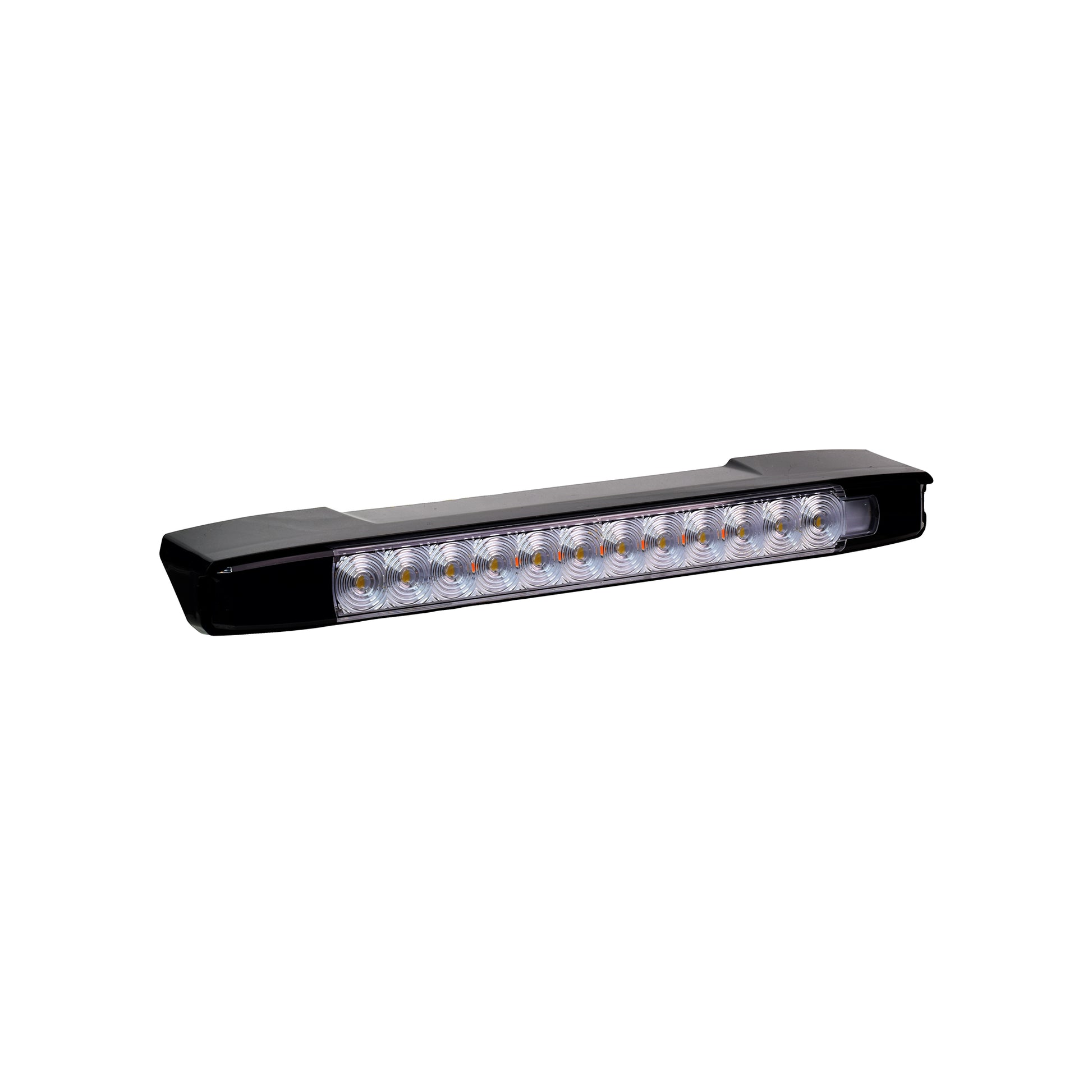 Awning Lamp Dual Colour White/Amber 12v Black Housing - Trailer Spares Direct
