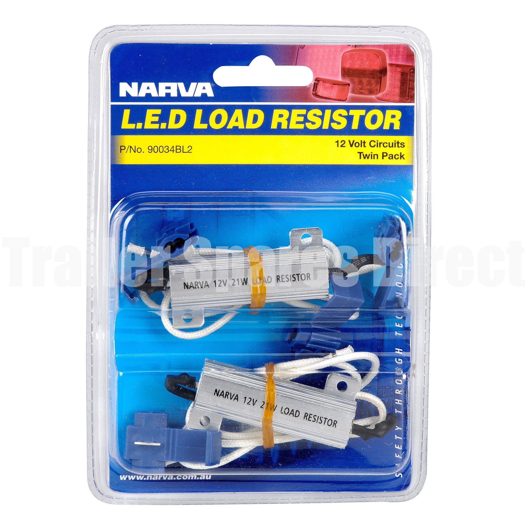 Narva Load Resistor 2 pack for 12v circuits. 