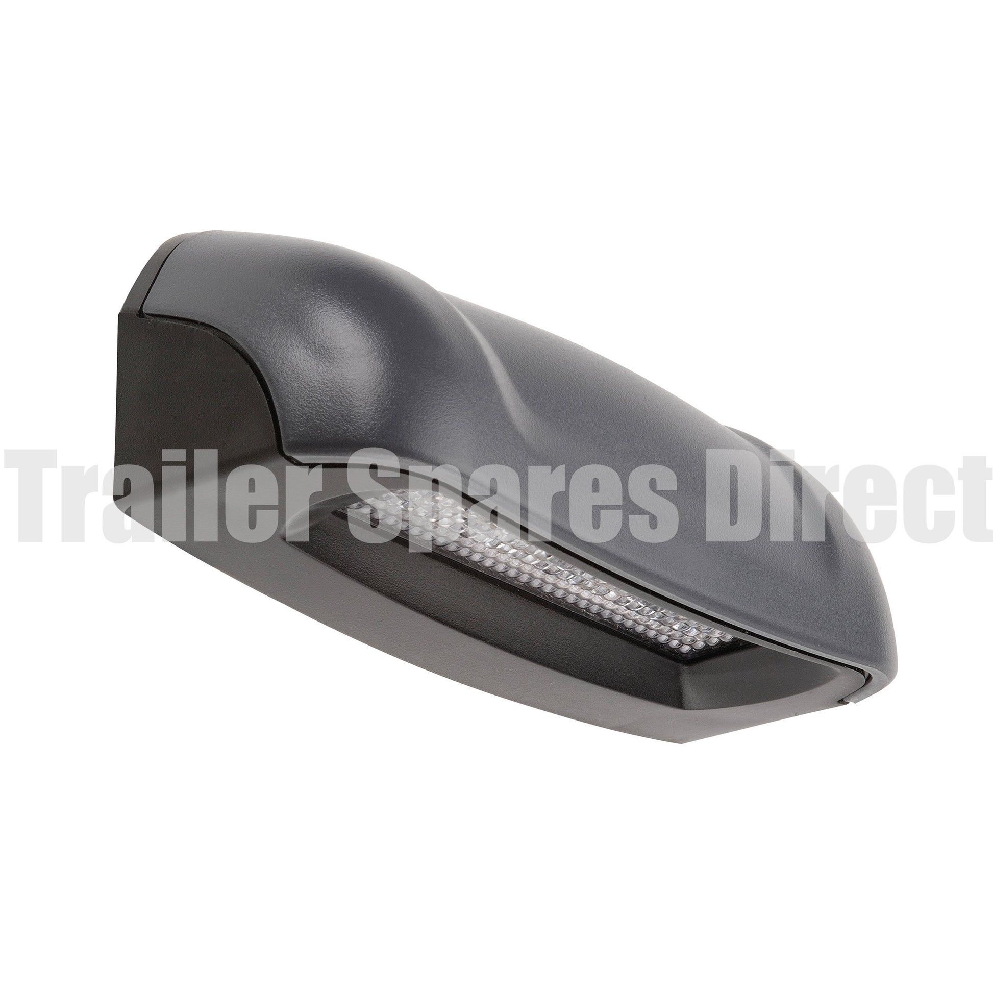 Narva LED licence plate lamp 10-30 volt with 0.5m cable - black base - Trailer Spares Direct