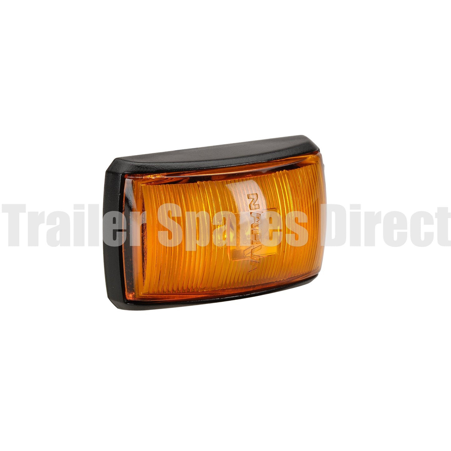 Narva 10-33volt LED amber side marker with black base - Trailer Spares Direct