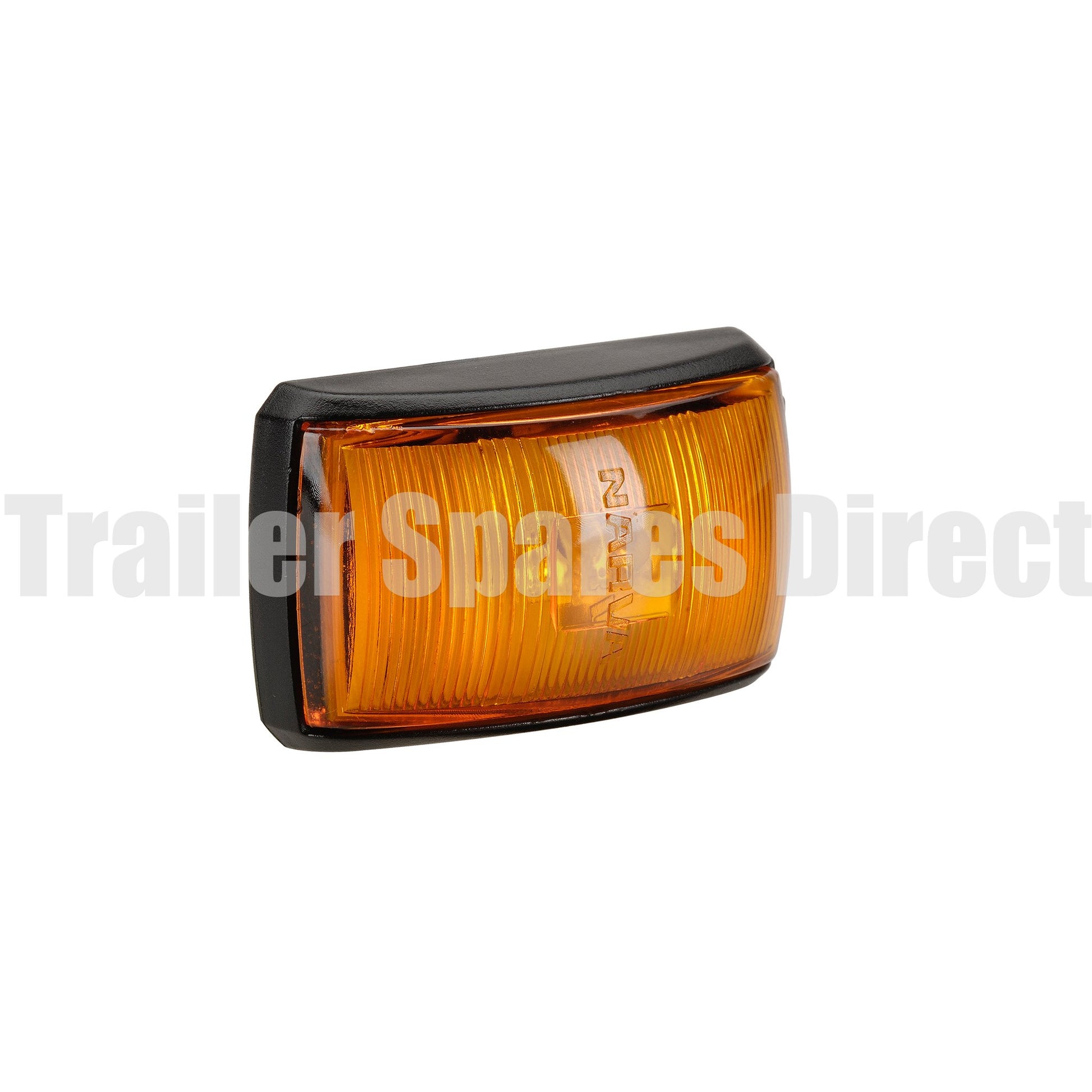 Narva 10-33volt LED amber side marker with black base - Trailer Spares Direct