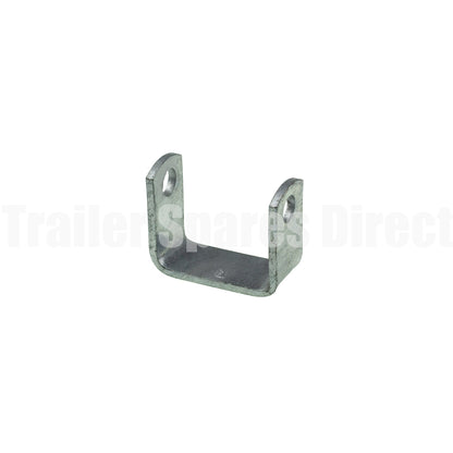 3 inch flat roller bracket galvanised - Trailer Spares Direct