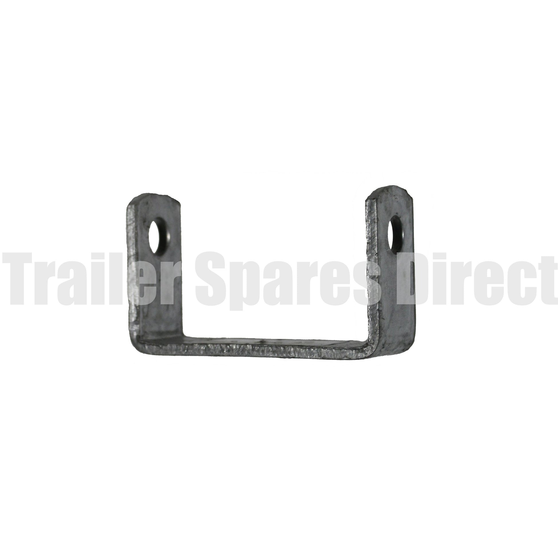 4.5 inch flat roller bracket galvanised - Trailer Spares Direct