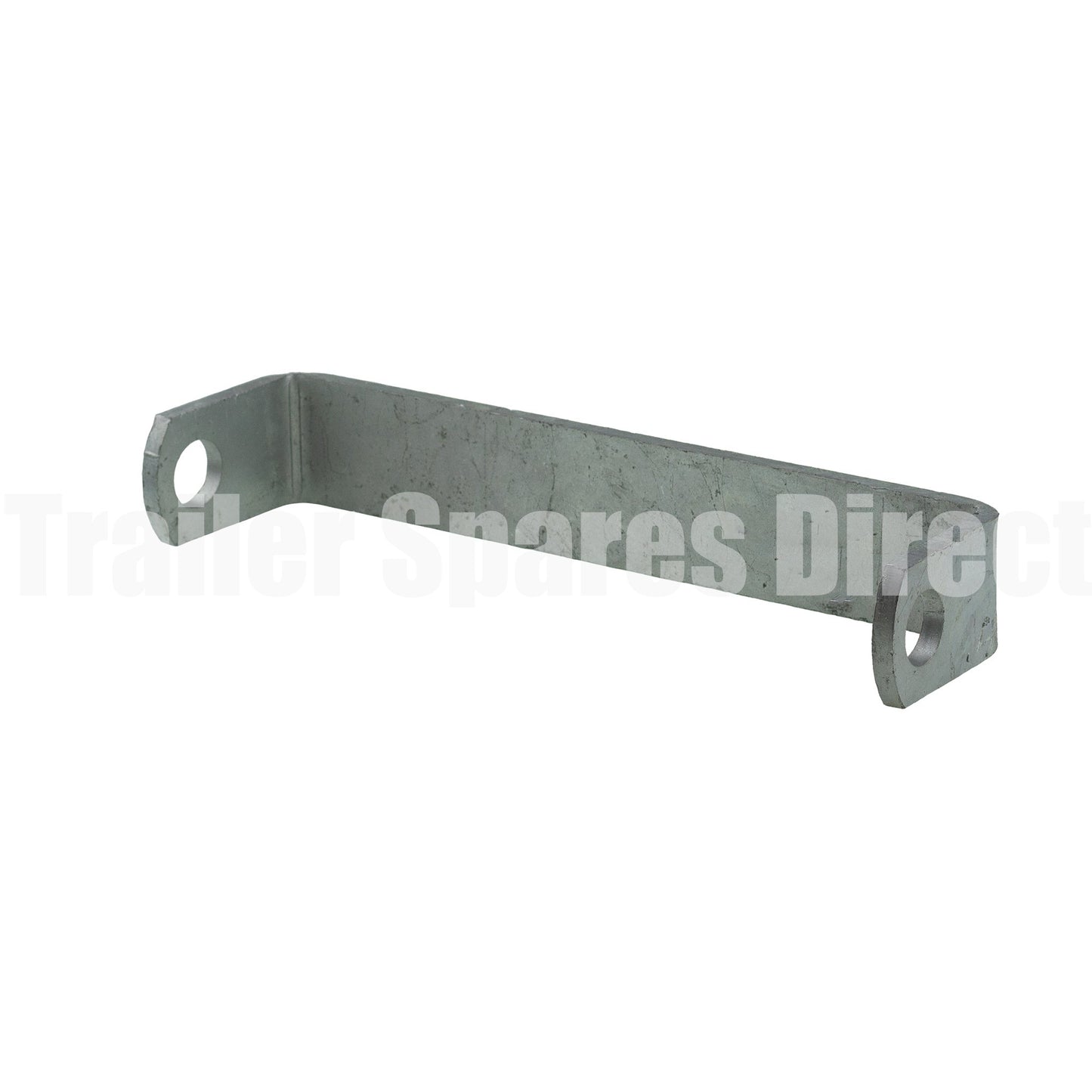 Heavy-duty 12 inch flat roller bracket 26mm hole galvanised - Trailer Spares Direct