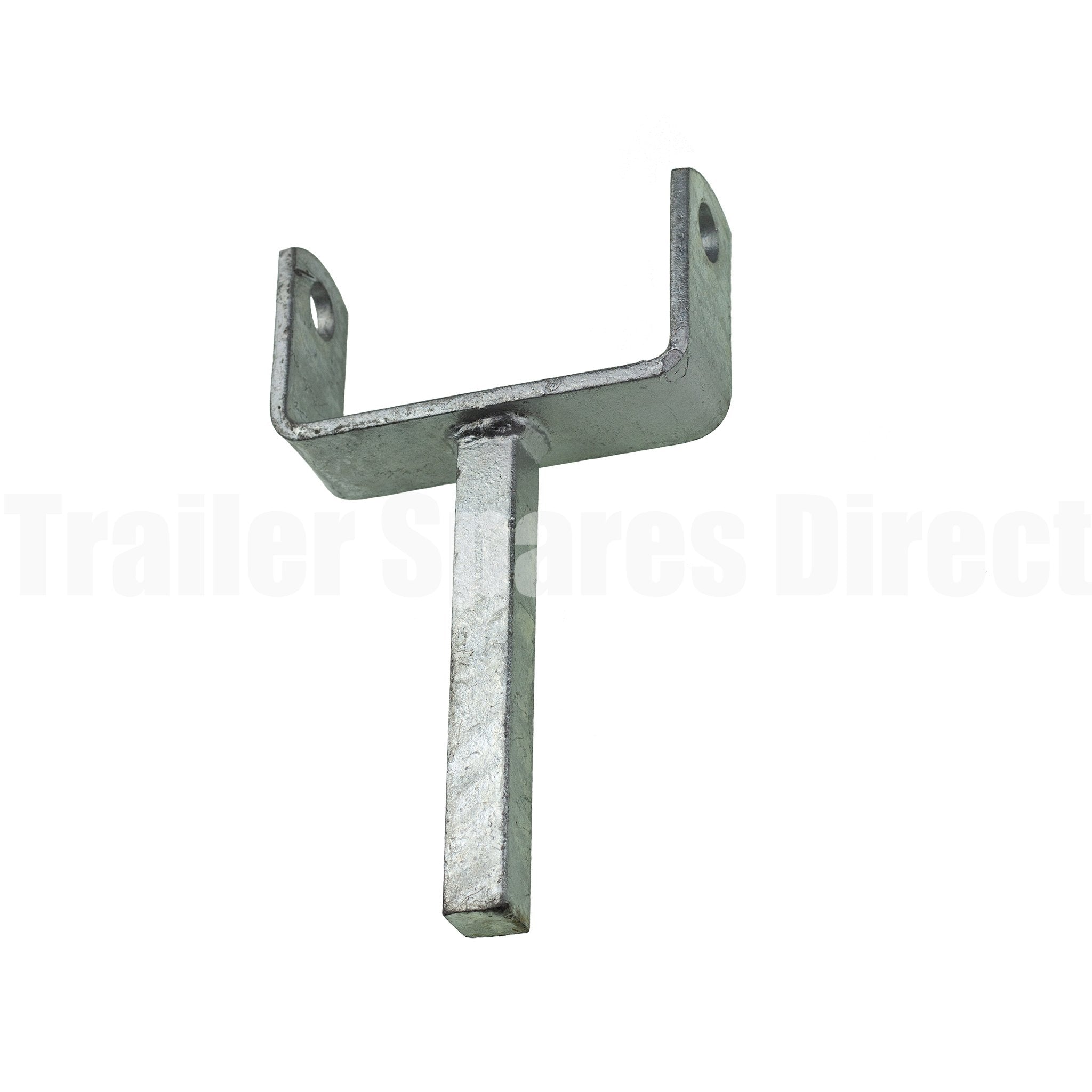 Boat trailer 4.5 inch single stem flat roller bracket