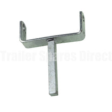 6 inch single stem flat roller bracket - Trailer Spares Direct