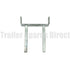 8 inch twin stem flat boat trailer roller bracket 16mm