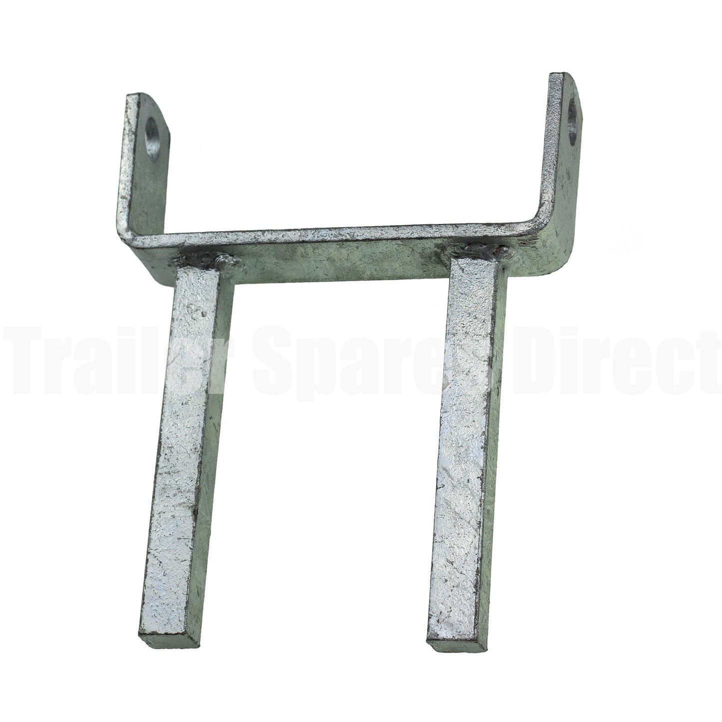 6 inch twin stem flat roller bracket - hole 16mm spindle - Trailer Spares Direct