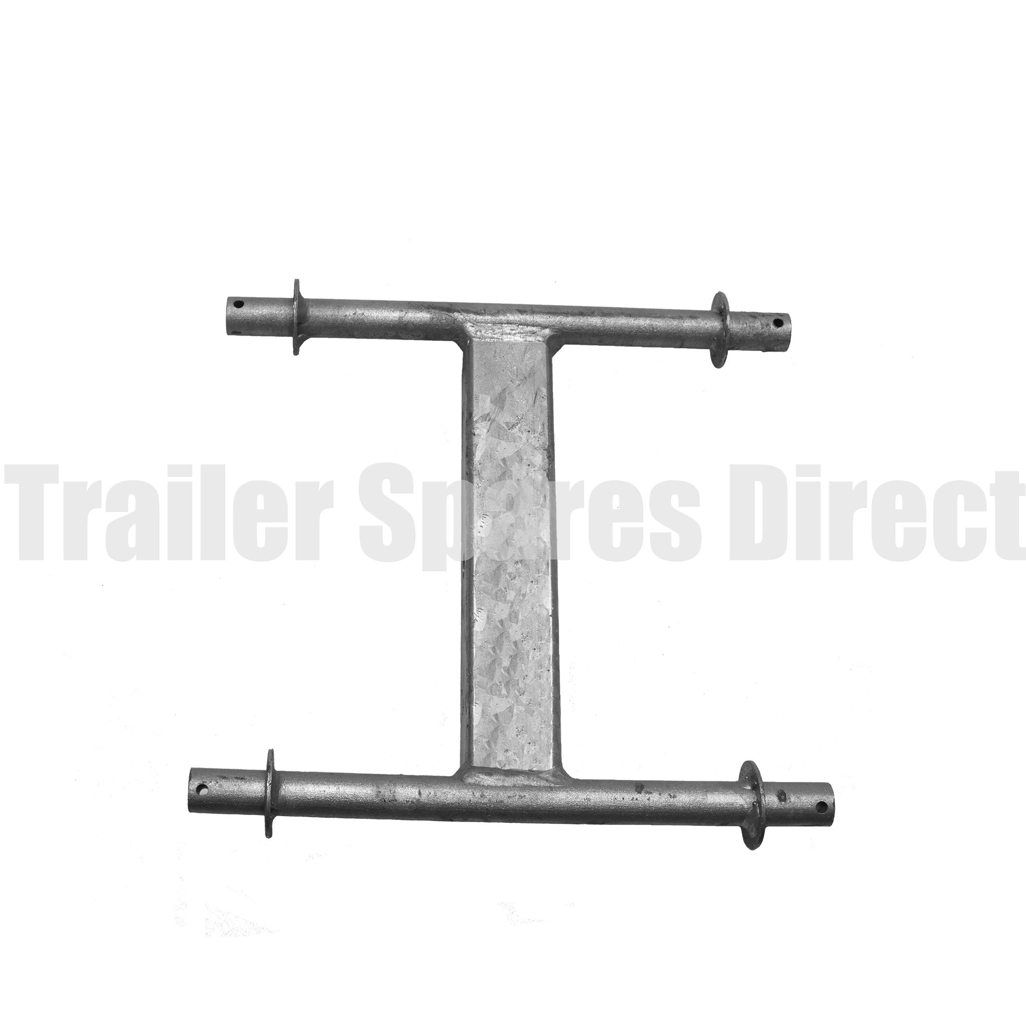 Boat trailer quad wobble roller bracket