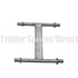 Boat trailer quad wobble roller bracket