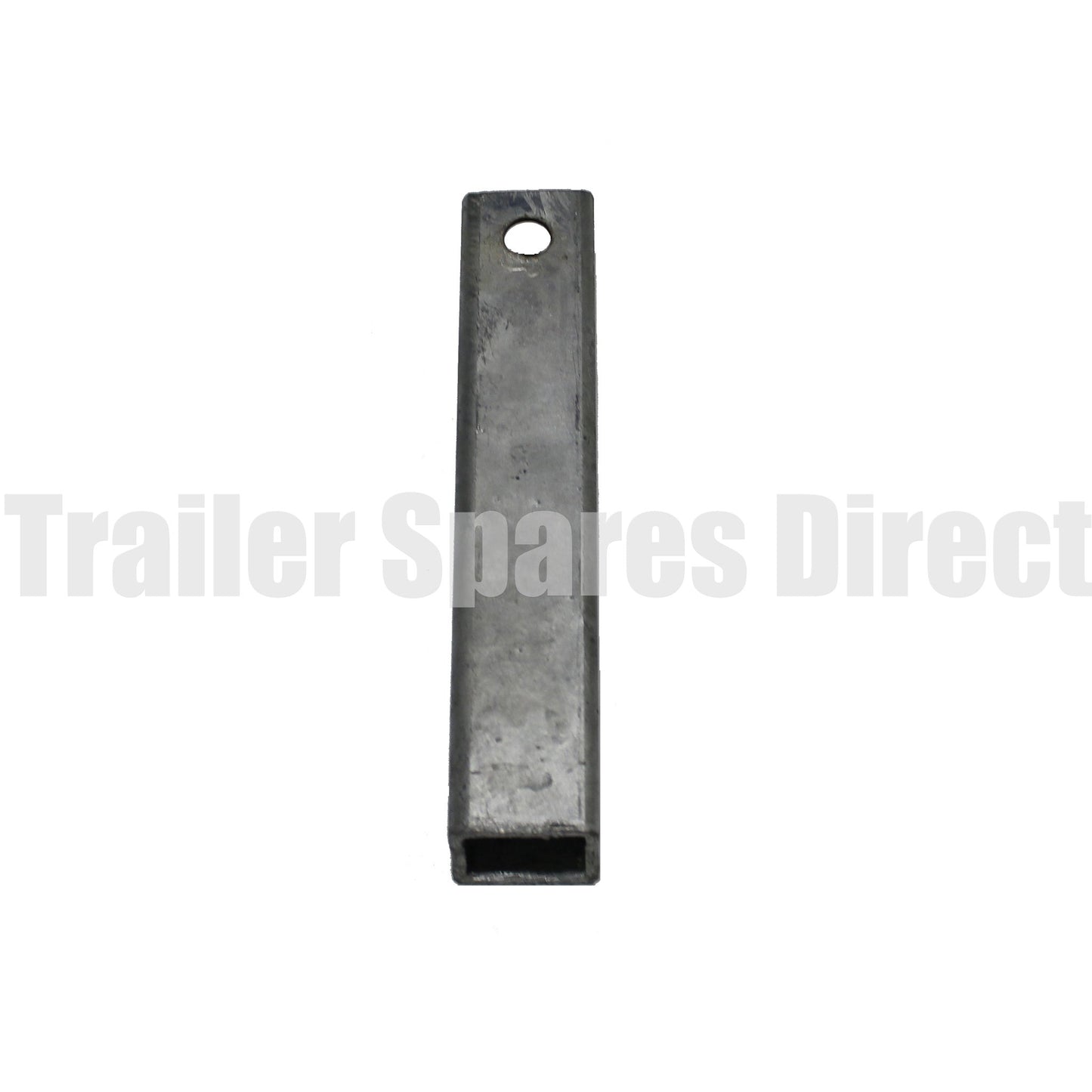 8 inch square wood drilled yoke 40mm stem galvanised - Trailer Spares Direct
