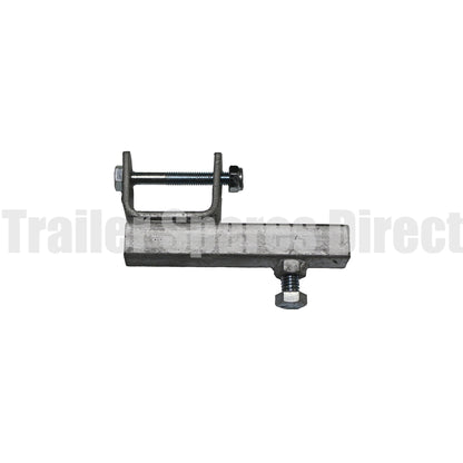 50mm tube slide adjuster 2 inch x 1 inch x 6 inch - Trailer Spares Direct