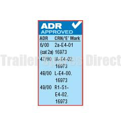 ADR approval details for 93640BL2 Narva LED trailer light kit