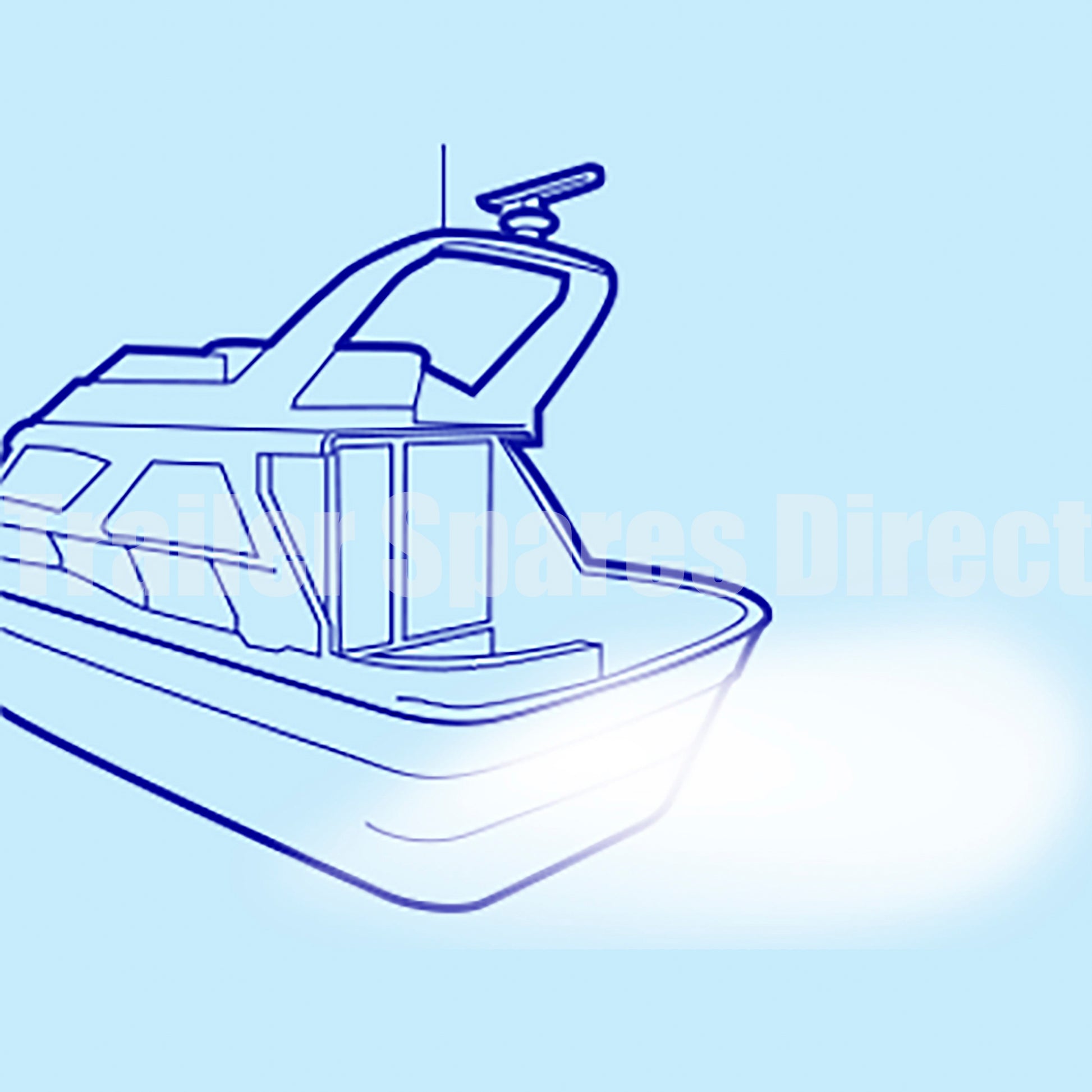 Narva Nautical Mile LED Stern White Lamp 9-33v - Trailer Spares Direct