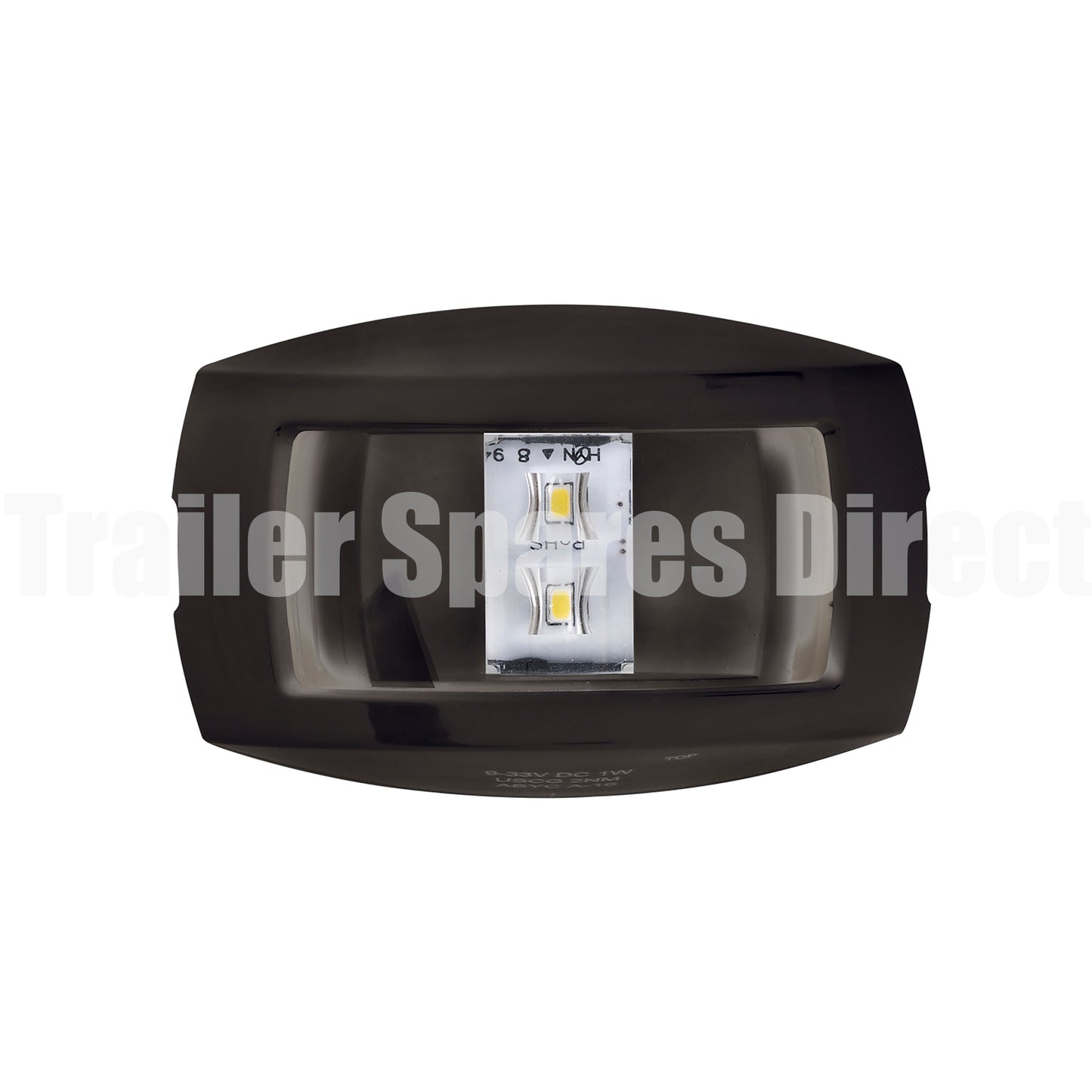 Narva Nautical Mile LED Stern Black Lamp 9-33v - Trailer Spares Direct
