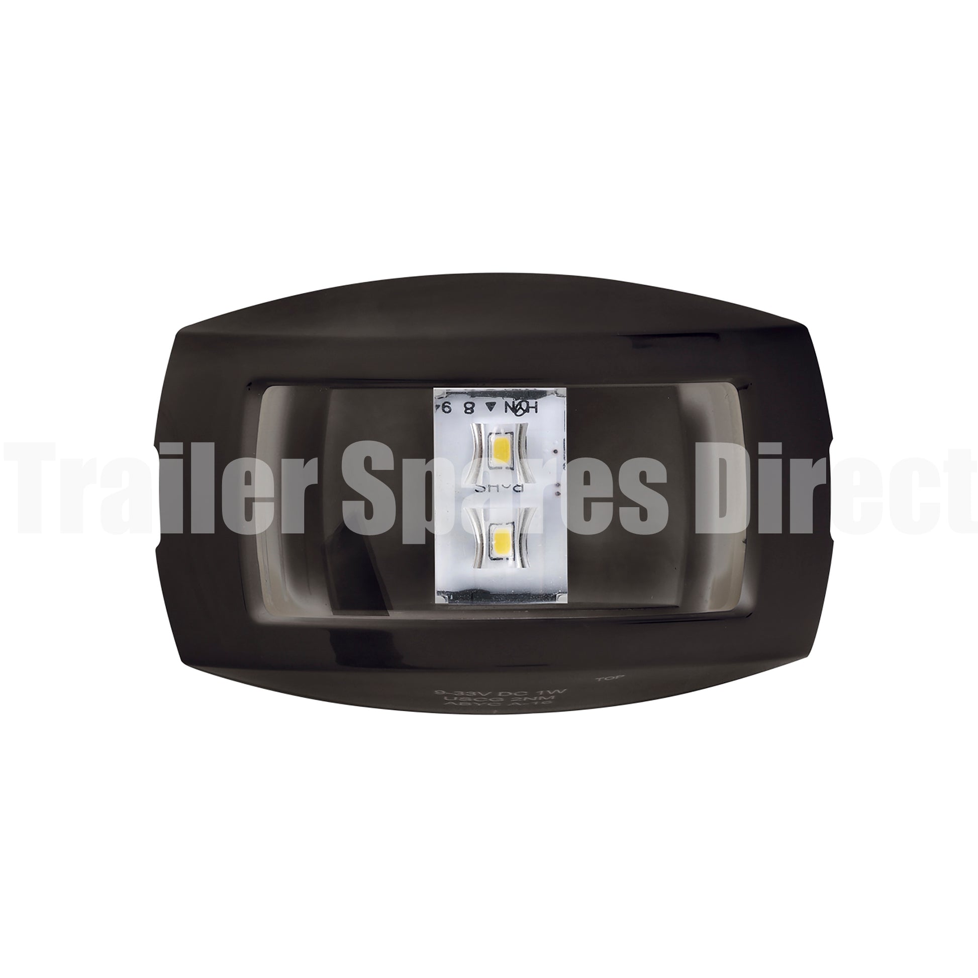 Narva Nautical Mile LED Stern Black Lamp 9-33v - Trailer Spares Direct