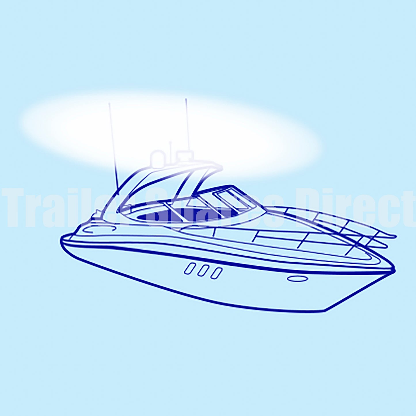 Narva 12 inch LED Fold Down Anchor Lamp 9-33v - Trailer Spares Direct