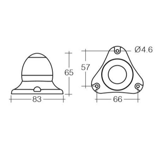 Narva All Round LED Anchor Lamp 9-33v - Trailer Spares Direct