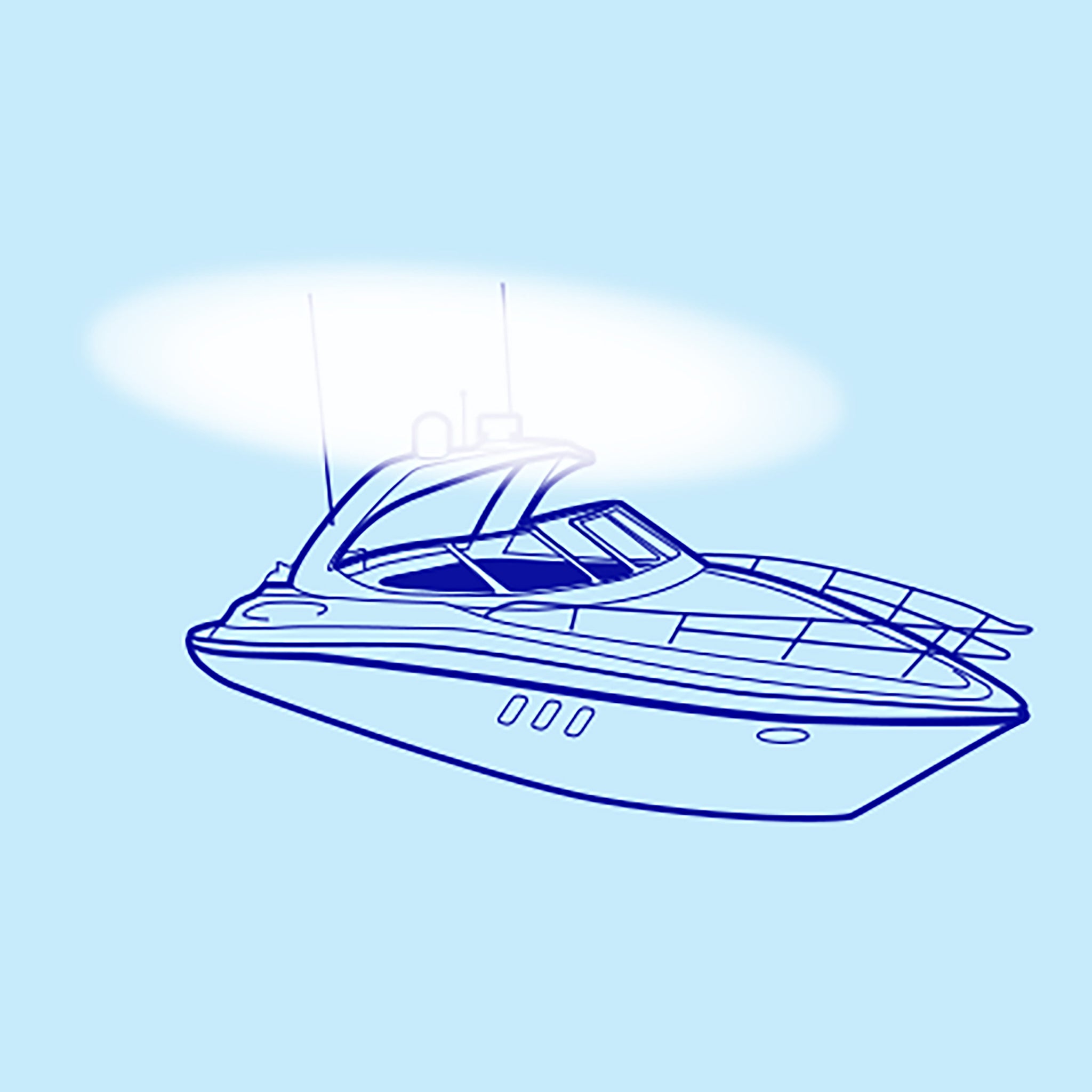 Marine navigation light diagram