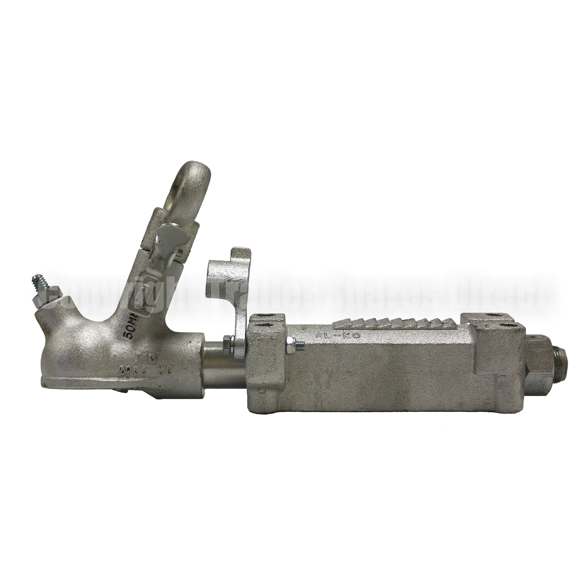 50mm override trailer coupling rating 4 bolt hole - zinc - rating 1200kg - Trailer Spares Direct