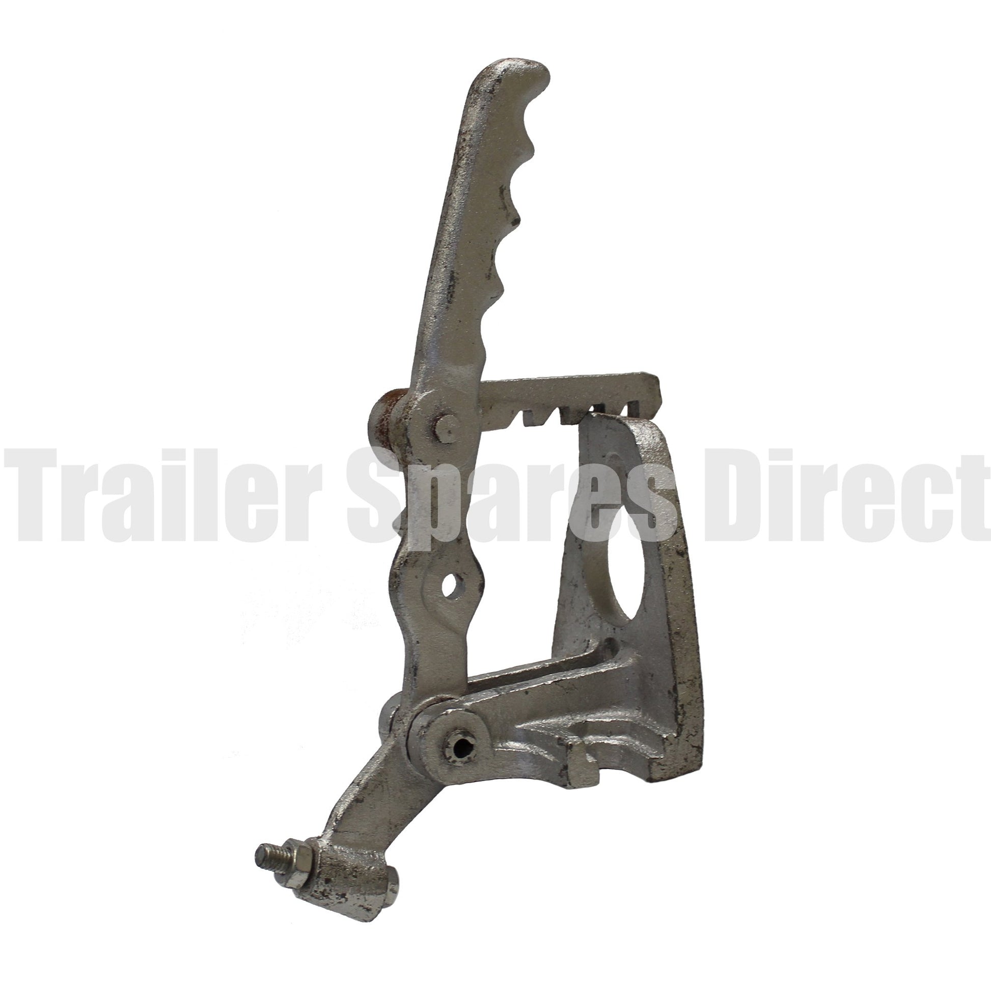 Hydraulic handbrake bracket for override coupling and master cylinder - zinc finish - Trailer Spares Direct