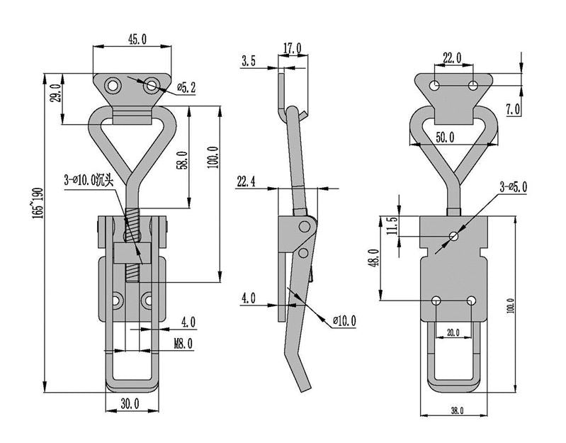 Tailgate over centre diagram