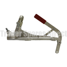 50mm coupling rating 3500kg with electric handbrake lever - 4 bolt holes - zinc - Trailer Spares Direct