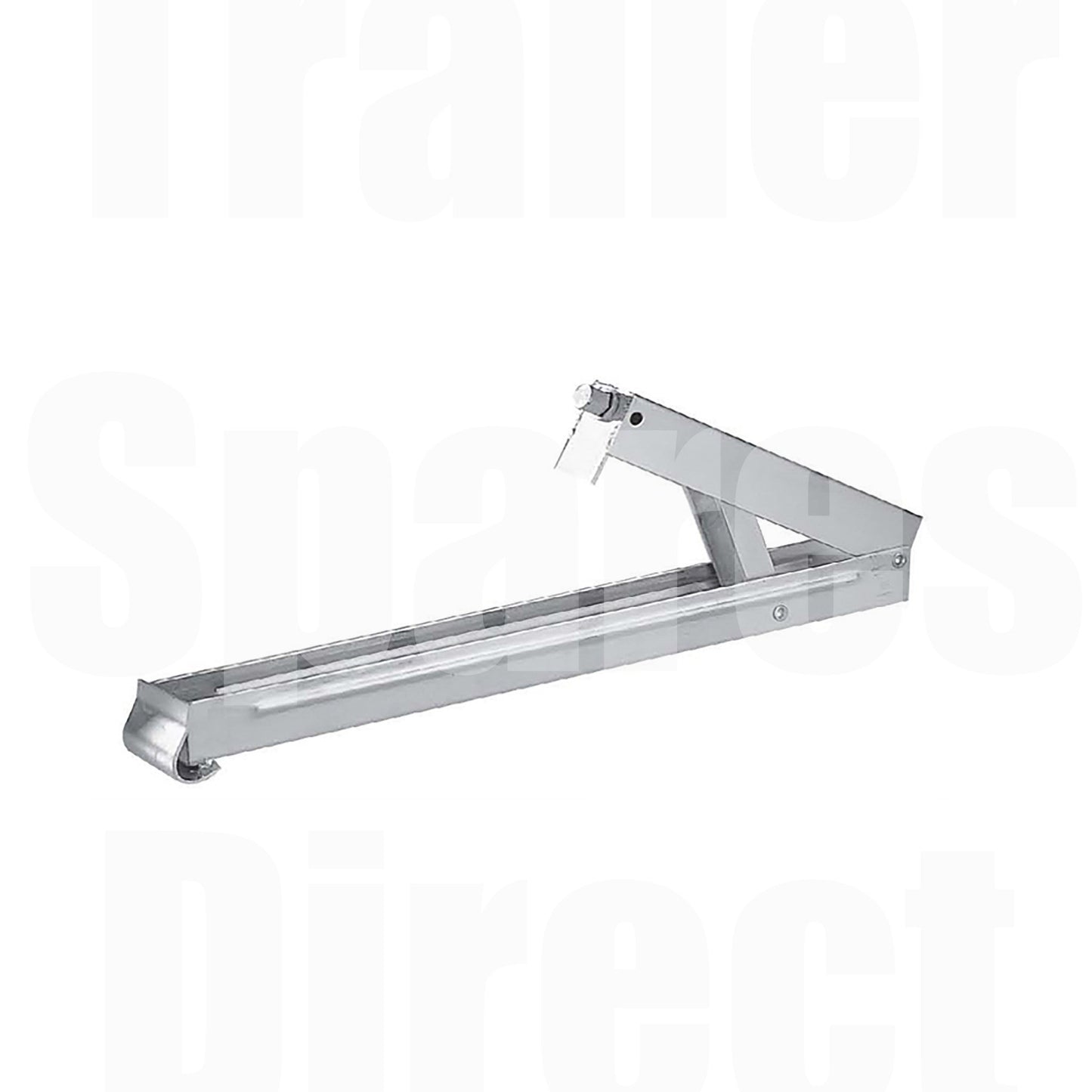 600mm adjustable landing leg - no wheel - hex head handle fitting - Trailer Spares Direct