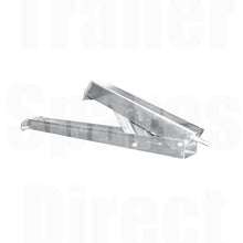 600mm adjustable landing leg - no wheel - power thread, slotted handle fitting - Trailer Spares Direct