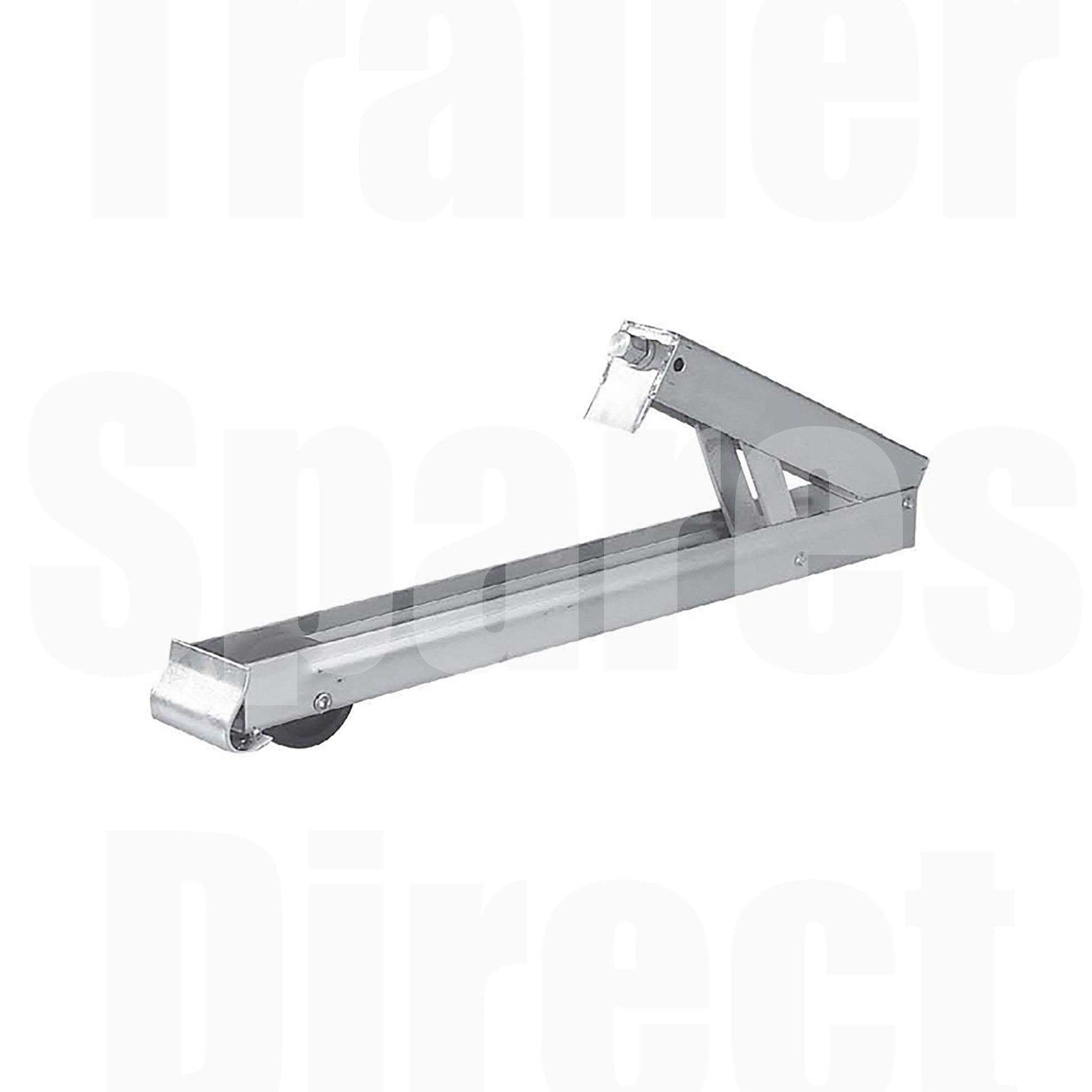 600mm adjustable landing leg with wheel and hex head handle fitting - Trailer Spares Direct