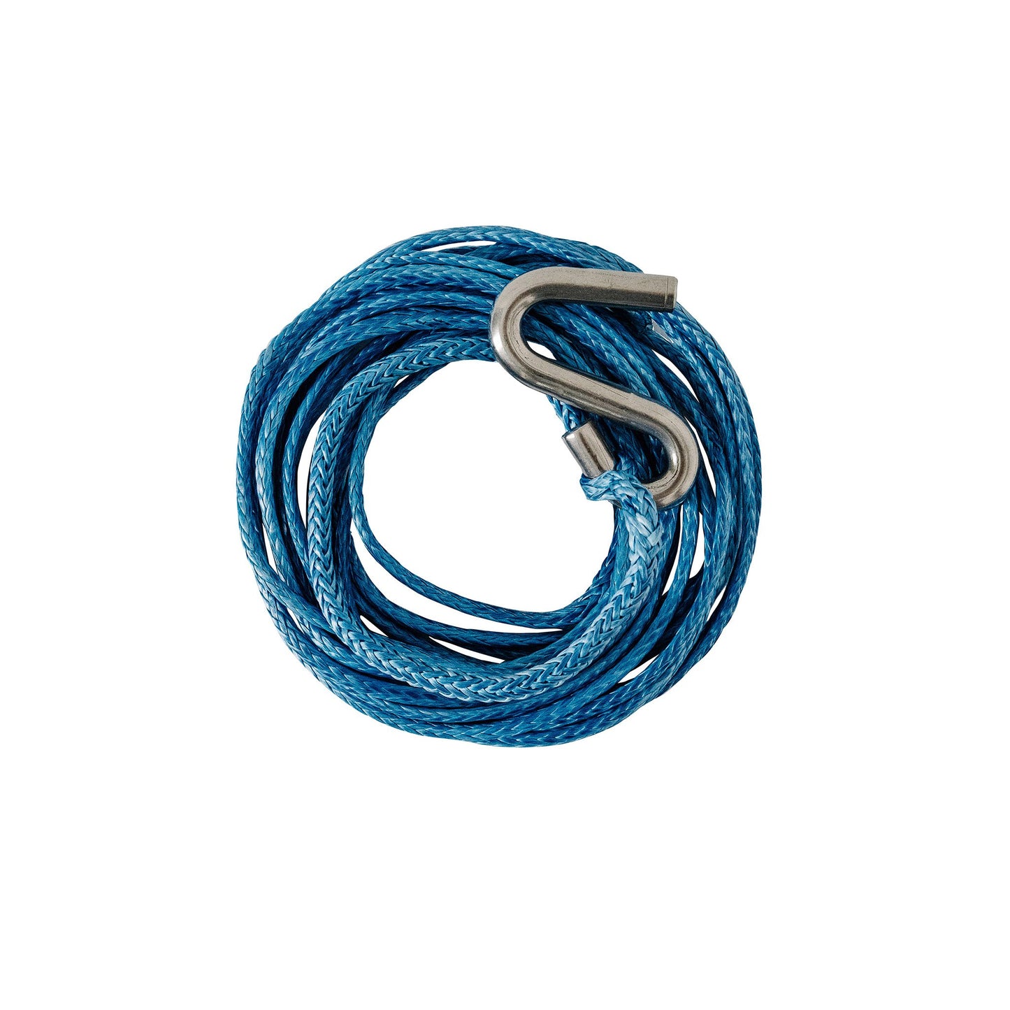 Dyneema Polyethylene Winch Rope 7 metre with S Hook 725kg - Trailer Spares Direct