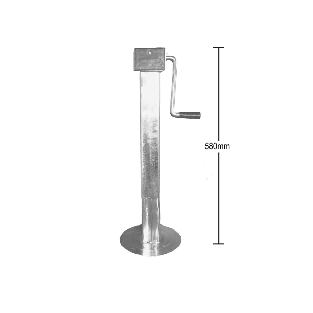 Heavy duty side wind adjustable trailer stand