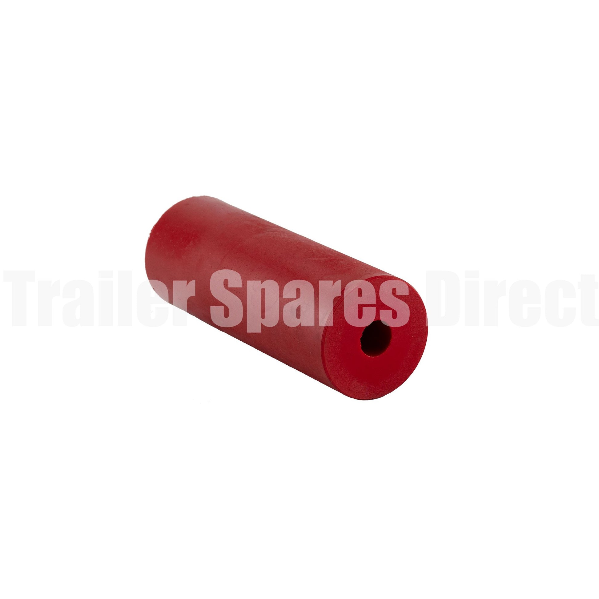 Flat bilge roller 8 inch poly red - 21mm core - Trailer Spares Direct