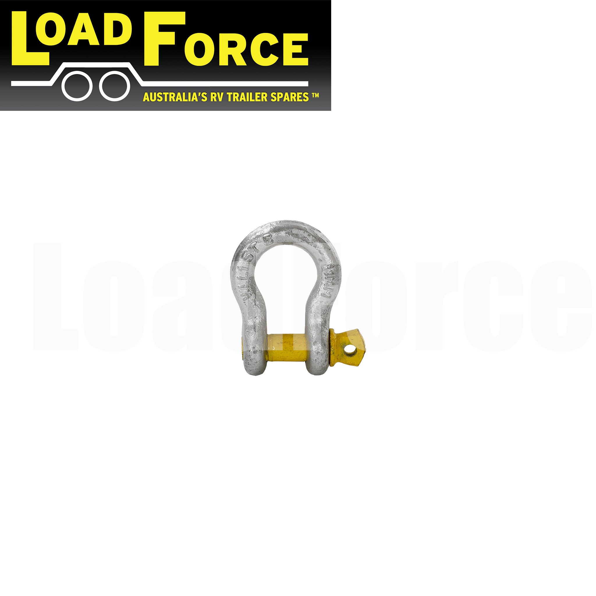 Trailer safety chain bow shackle rated 1500kg