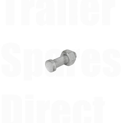 Coupling adjuster bolt and nut - Trailer Spares Direct