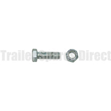 Trailer coupling bolt and nut 1.5 inch x 0.5 inch high tensile - Trailer Spares Direct
